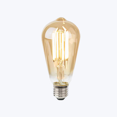 Decorative gold LED bulb E27/ST64