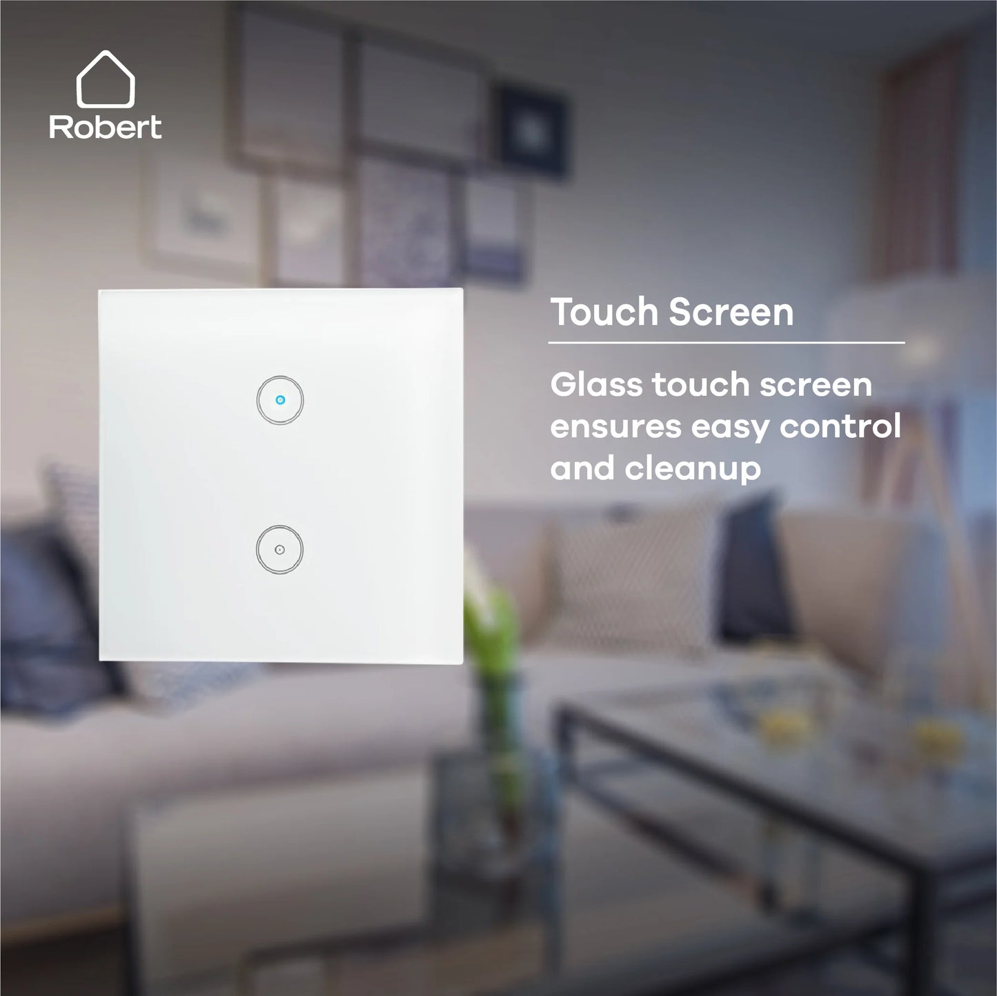 Wi-Fi wall switch, double touch