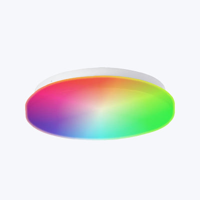 Wi-Fi LED RGBW color changing ceiling light with rhythm sensor 260mm/20W